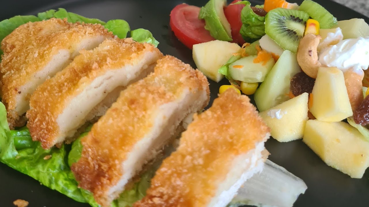 دجاج مقلي بالبيشاميل 🍗🍗🍗ساهل ماهل واللذة ياسلام 🍗🍗