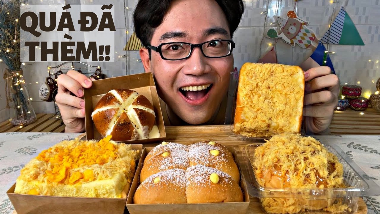 Ấm Áp Ngày Mưa Với Mâm Bánh Mì Ngọt Siêu Ngon 🍞 Bánh Mì Phô Mai Tan Chảy🍞 Bơ Dẻo🍞 Bơ Tỏi🍞 Chà Bông..