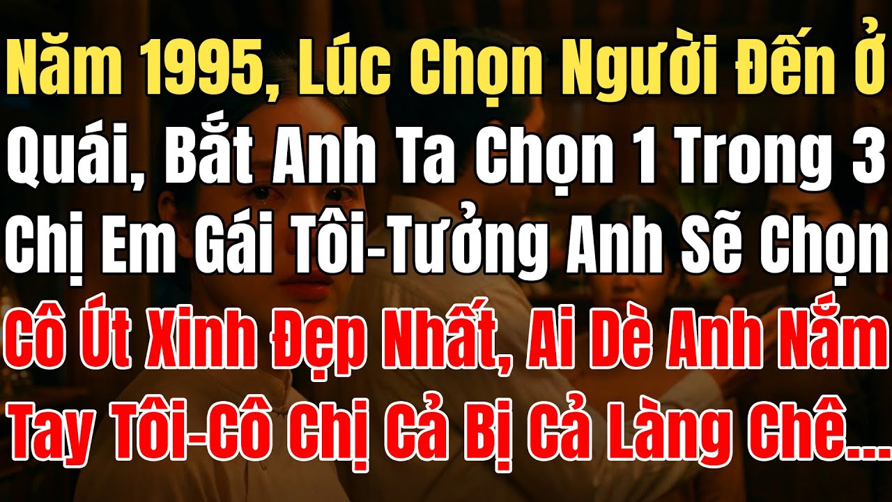 Năm 1995 Chọn Người Đến Ở Rể, Bố Tôi Bắt Anh Phải Chọn 1 Trong 3 Chị Em, Ngỡ Anh Sẽ Chọn Cô Út Xinh