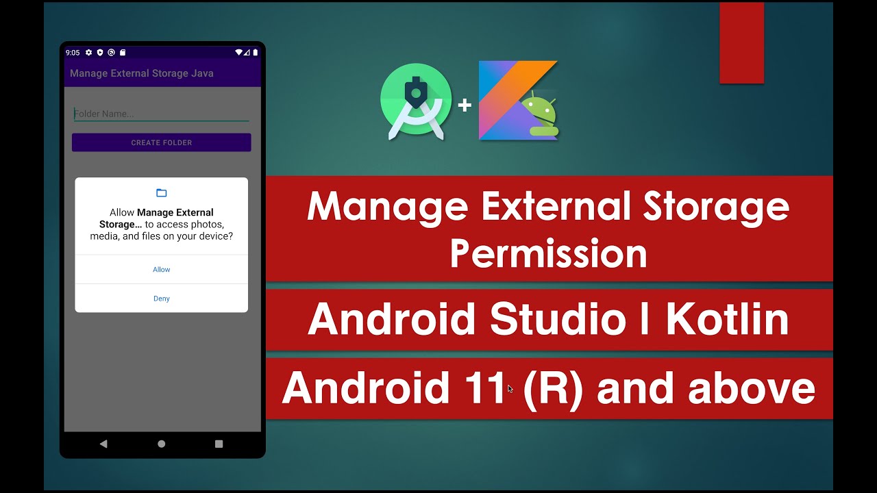 Manage External Storage Permission | Android Studio | Kotlin