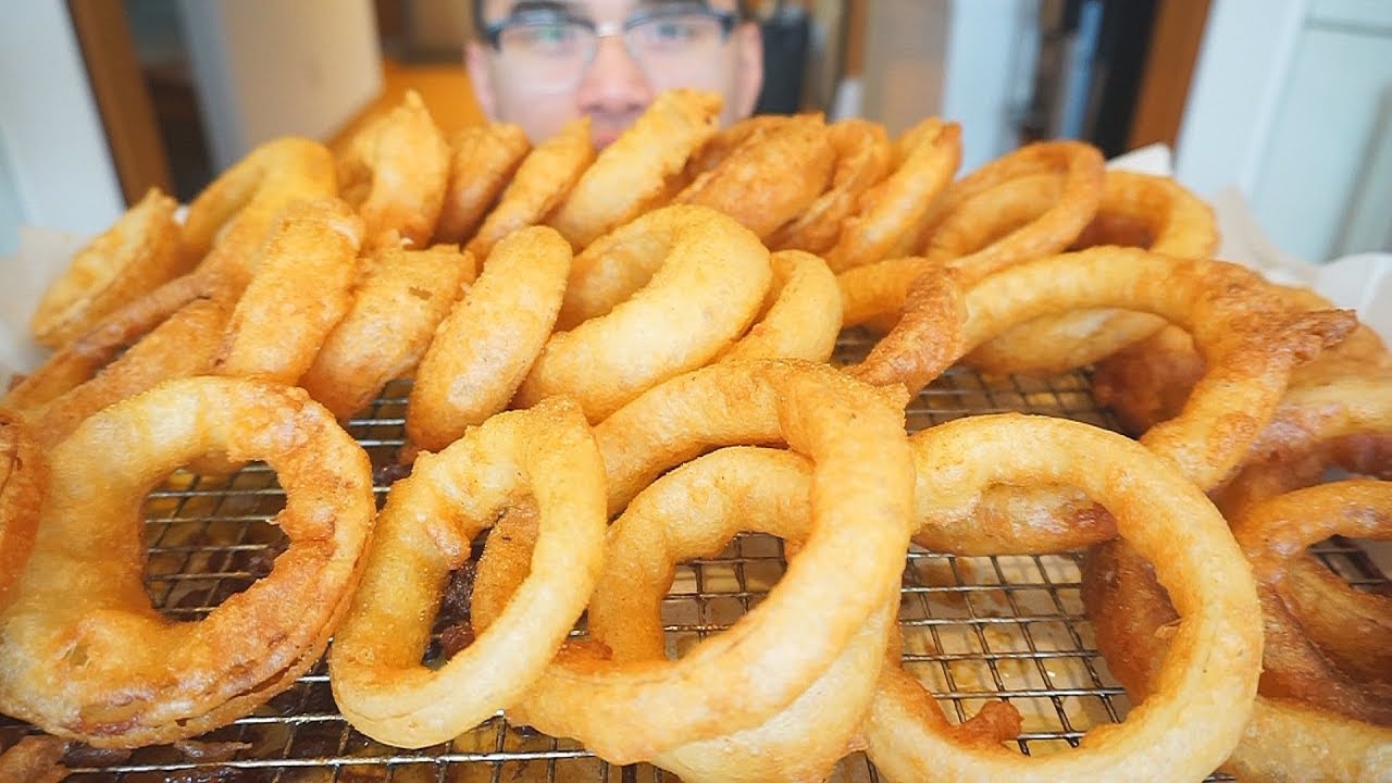 How to cook BEER BATTER ONION RINGS