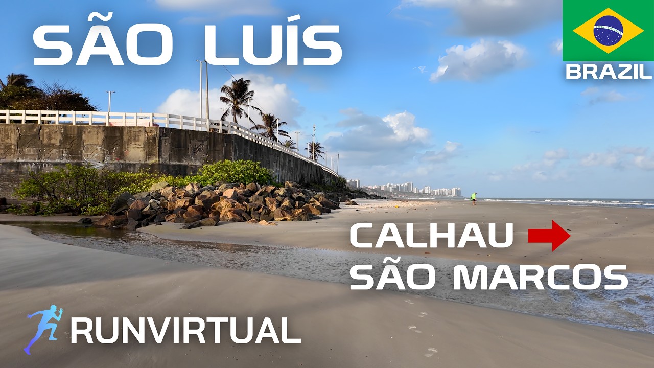 Virtual Run in Brazil: Explore the Main Beaches of S&atilde;o Lu&iacute;s