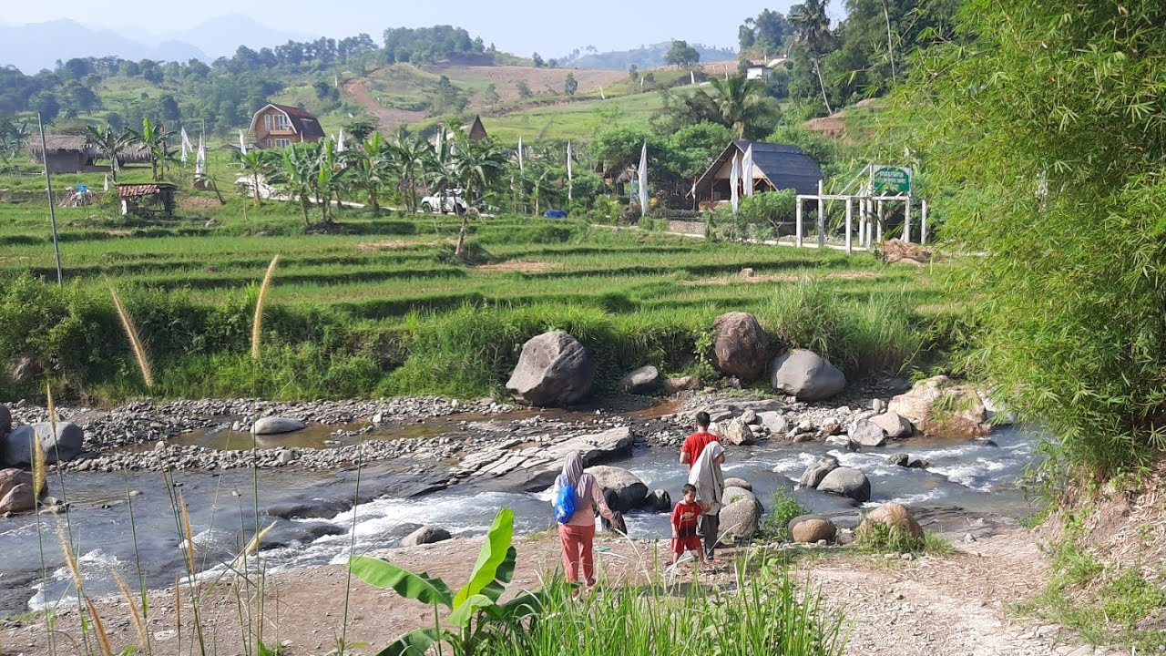 dkt Jakarta~Wisata alam Gratis Bogor🌍sungai Jernih desa Ekowisata Tahfidz