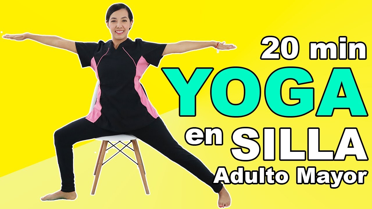 20 min de YOGA en SILLA para Adultos Mayores