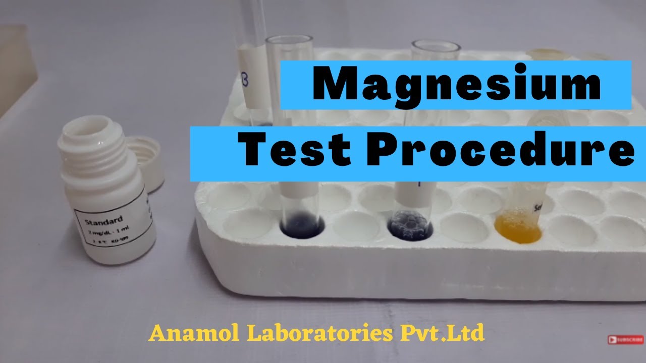 MAGNESIUM Test Procedure | MAGNESIUM Reagent | MAGNESIUM Biochemistry Reagent Test Video