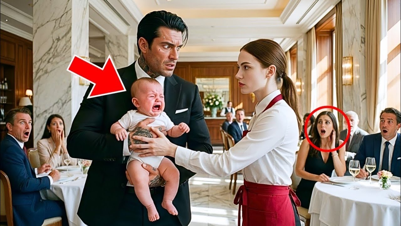 The Mafia Boss’s Baby Wouldn’t Stop Crying… Until a Waitress Whispered 4 Words