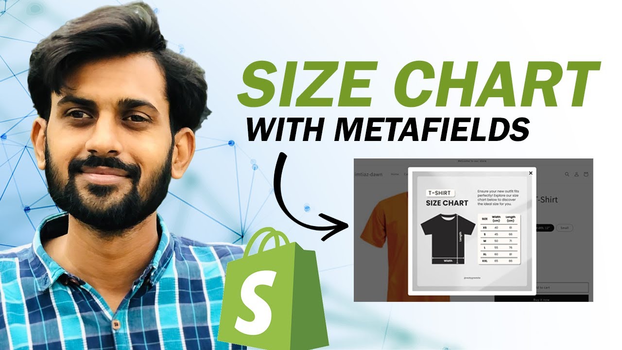 Shopify Size Chart Popup with Metafields – Urdu/Hindi (No App!)
