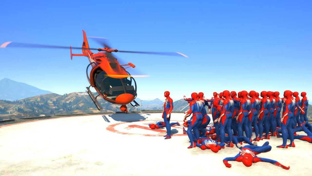 GTA 5 SPIDERMAN Vs VENOM Epic Ragdolls Compilation (GTA 5 Fails Funny Moments/Ragdolls)