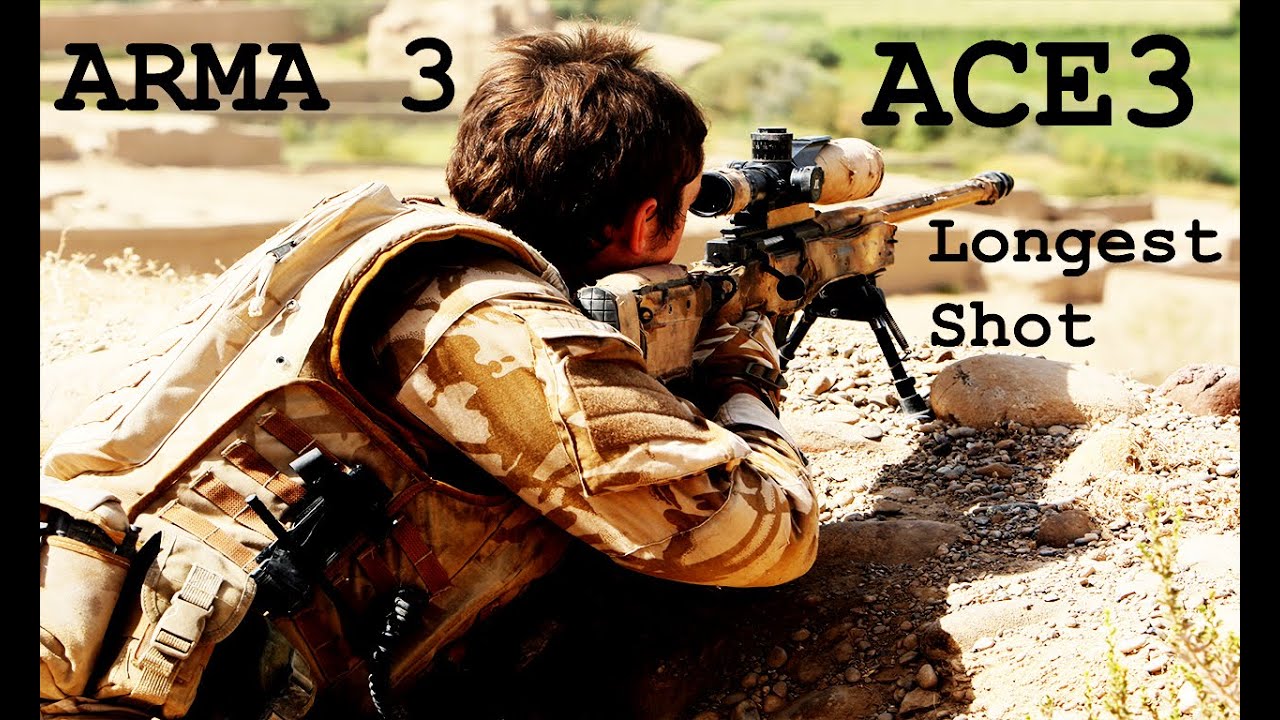 Arma 3 ACE3 Recreating World's (ex) Longest Shot 2475m
