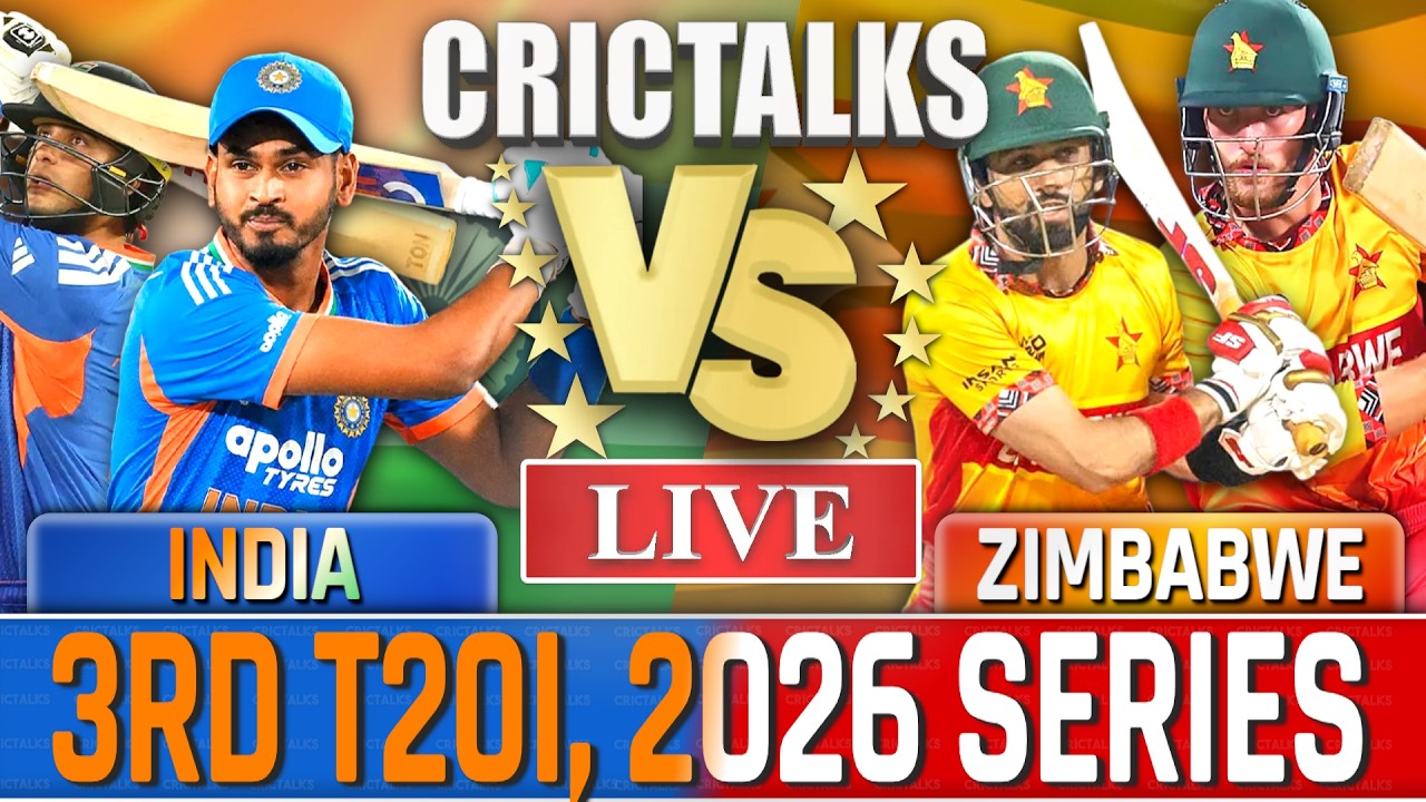 Live: IND Vs ZIM, 3rd T20I, 2026 Series, Cricket Live Match Today Scores & Commentary, Last 13 Overs