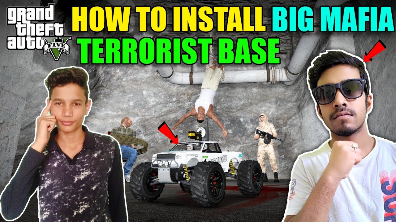 GTA5: HOW TO INSTALL BIG MAFIA SECRET UNDERGROUND BASE || #YTB550 TECHNO GAMERZ