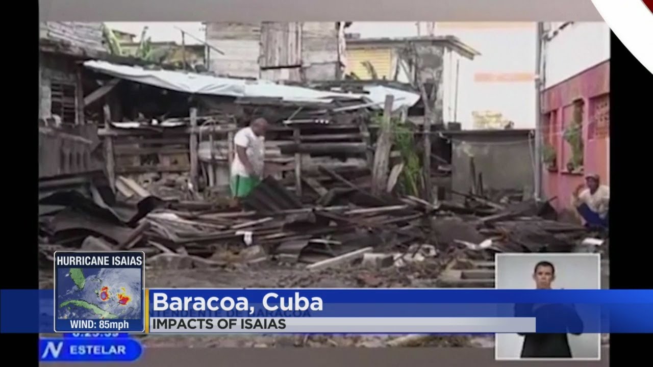 Hurricane Isaias Caused Damage In Baracoa, Cuba