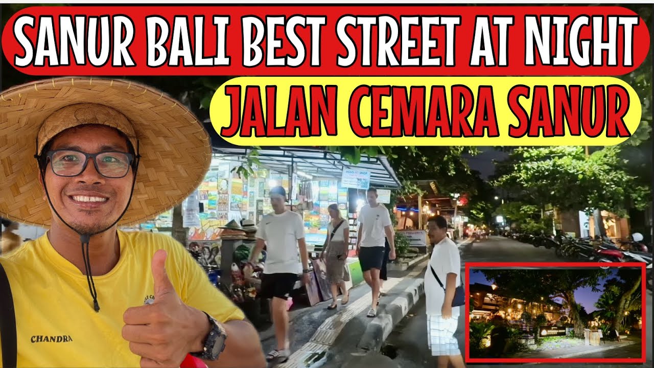 Sanur Bali - Jalan Cemara the best street for quiet time