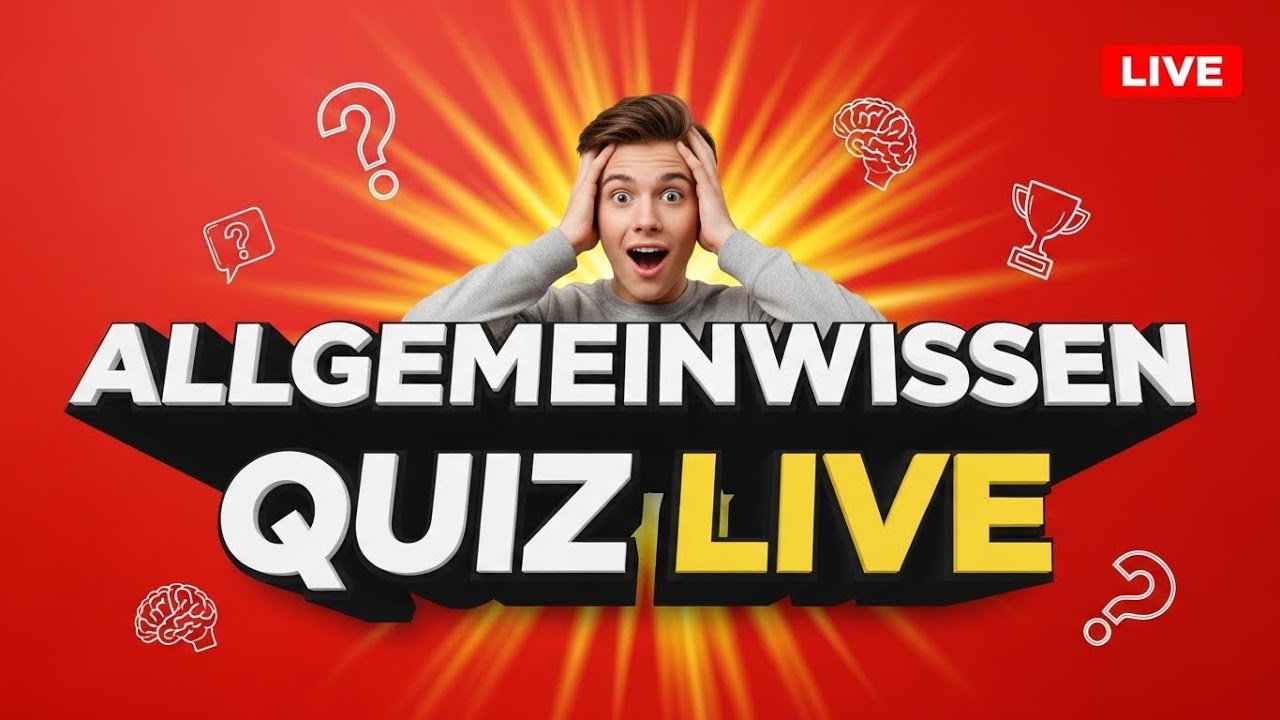 Deutsch Quiz LIVE | Teste dein Wissen 🇩🇪