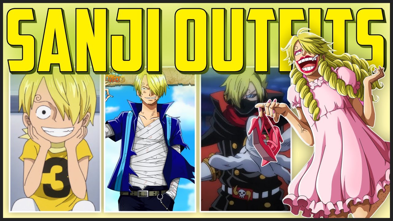 Evolution of VINSMOKE SANJI OUTFITS - ONE PIECE