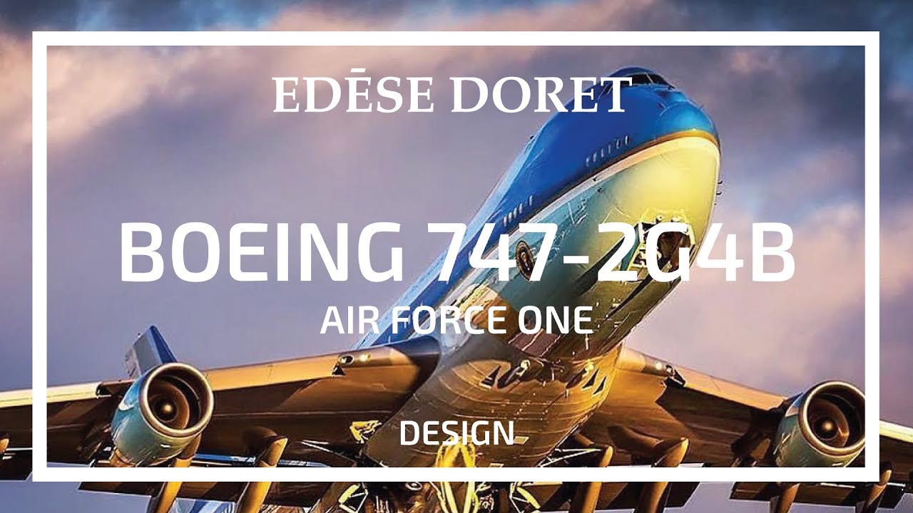 Air Force One Boeing 747-2G4B (VC 25A) designed by Edése Doret