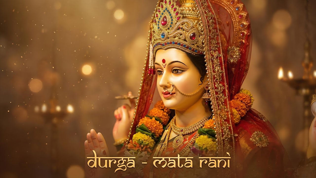 सावन की बूँदें पुकारें माँ दुर्गा✨ | Maa Durga Bhakti Song | Lyrics - SK Production🔱❤️