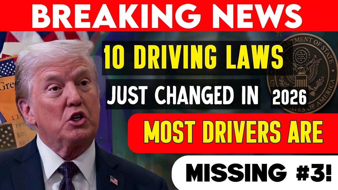 10 Driving Laws That Just Changed in 2026 &mdash; Most Drivers Are Missing #3, New Rules You Need to Know