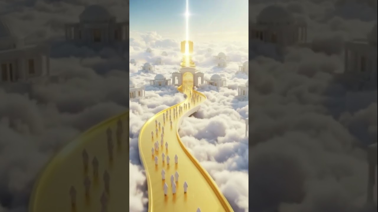 Entering the pearly gates of Heaven #heaven #pearlygates #jesuschrist #jesus #god #shortvideo #fyp