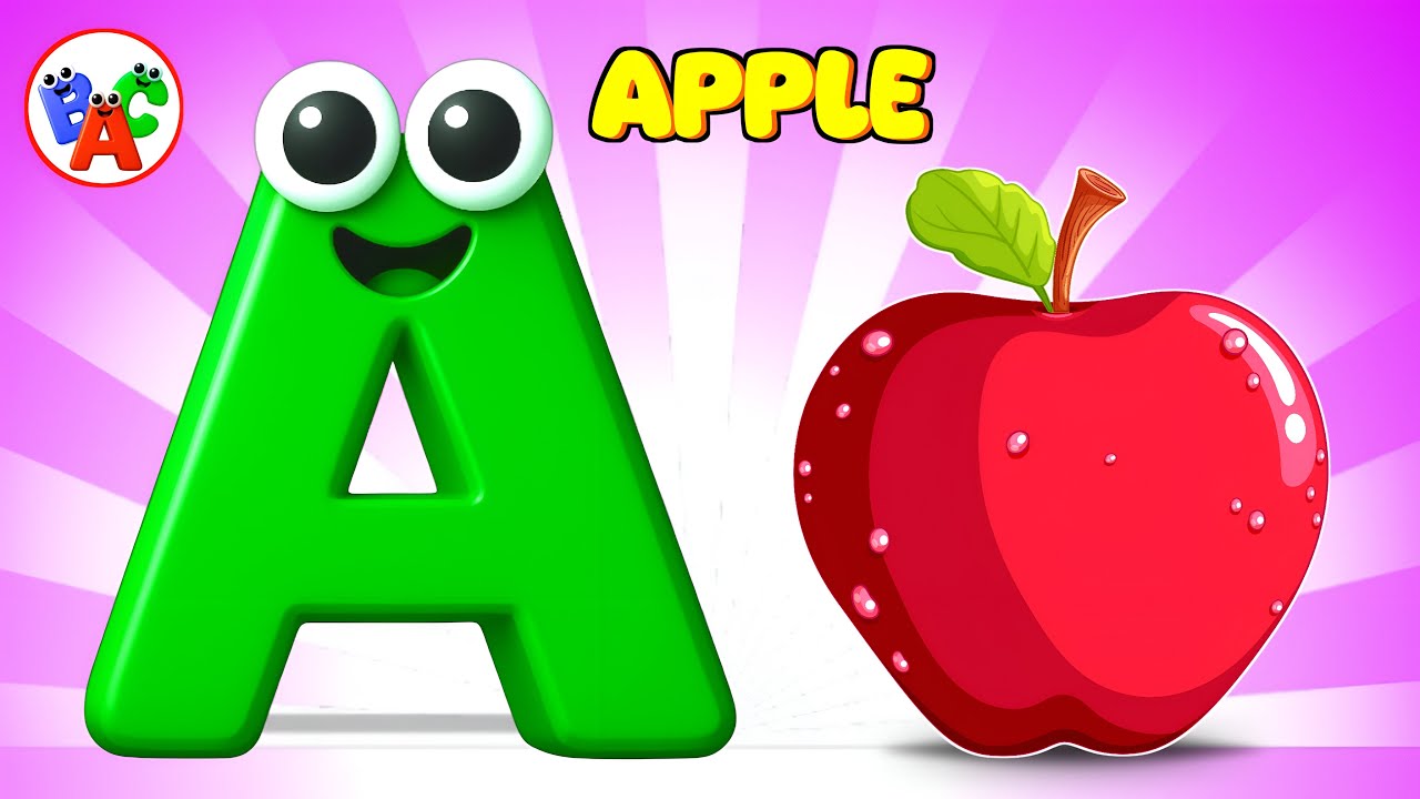 ABC Song with Words 🎵 | Phonics Learning A–Z | Fun Educational Alphabet Video for Children 👶🏻