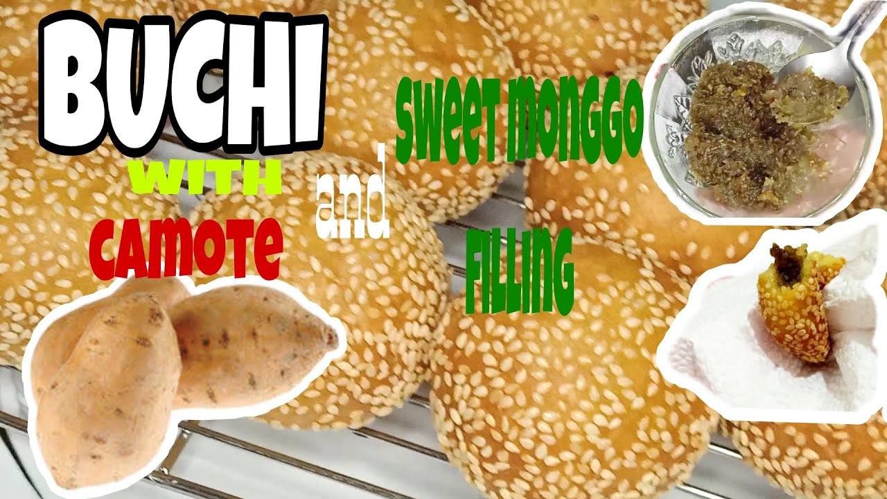BUCHI RECIPE | BUCHI WITH CAMOTE AND SWEET MONGGO FILLING