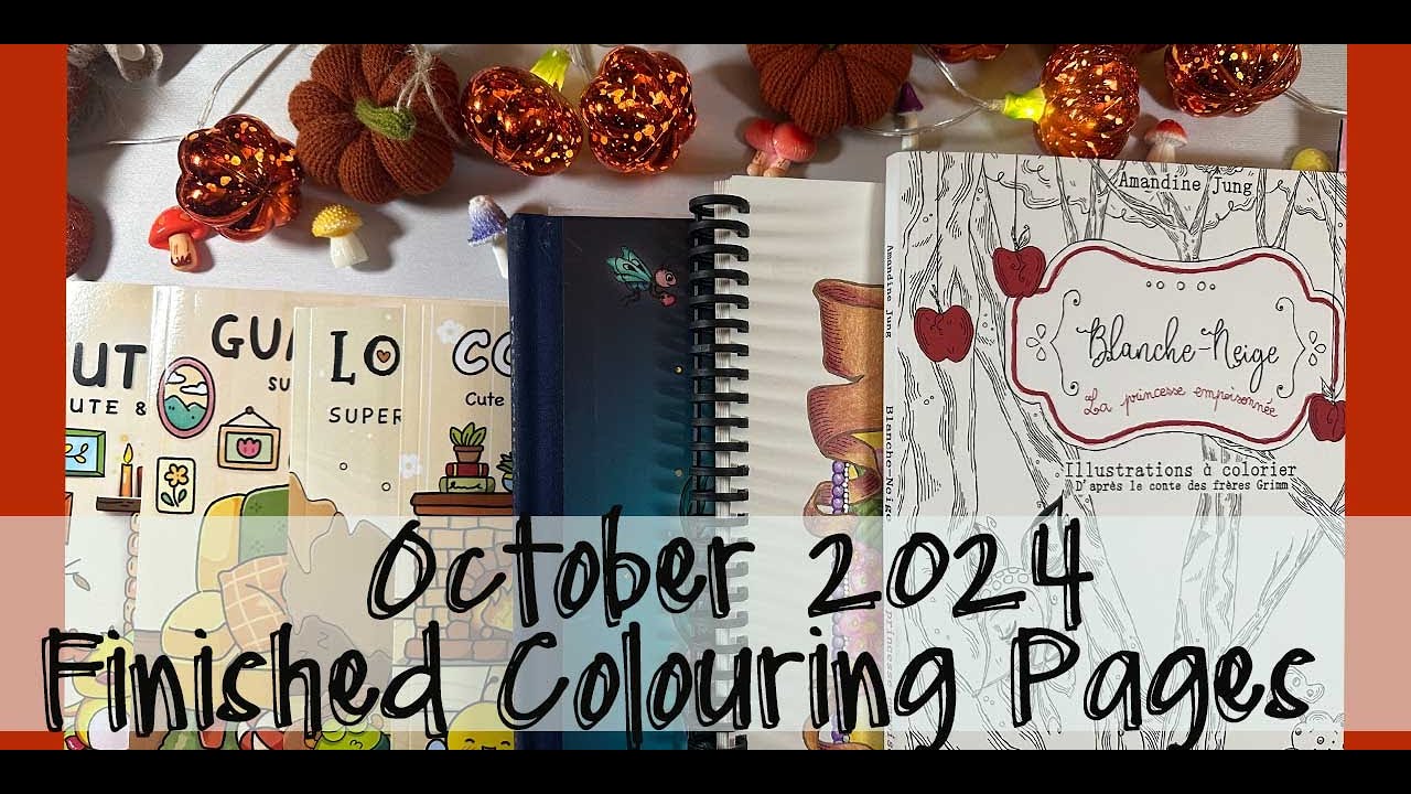Oct 2024 Finished Adult colouring pages  | Adult coloring