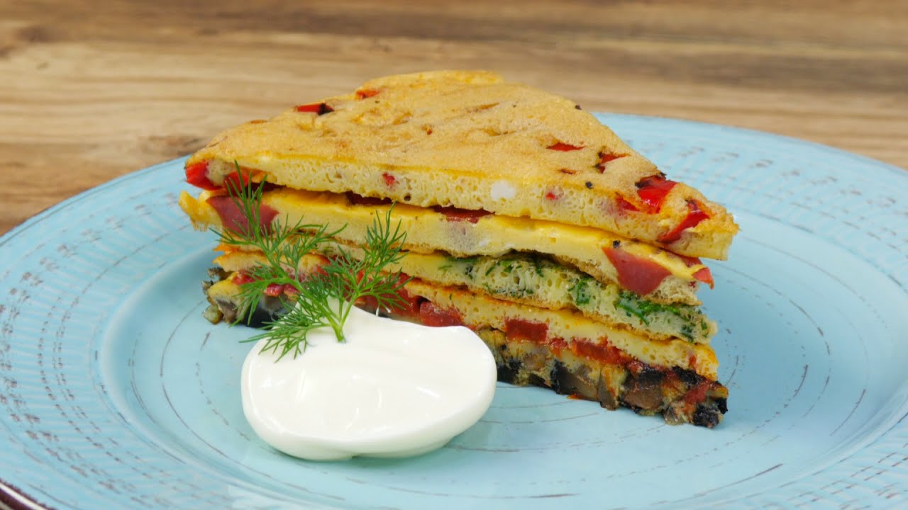Блюдо французской кухни - омлет 