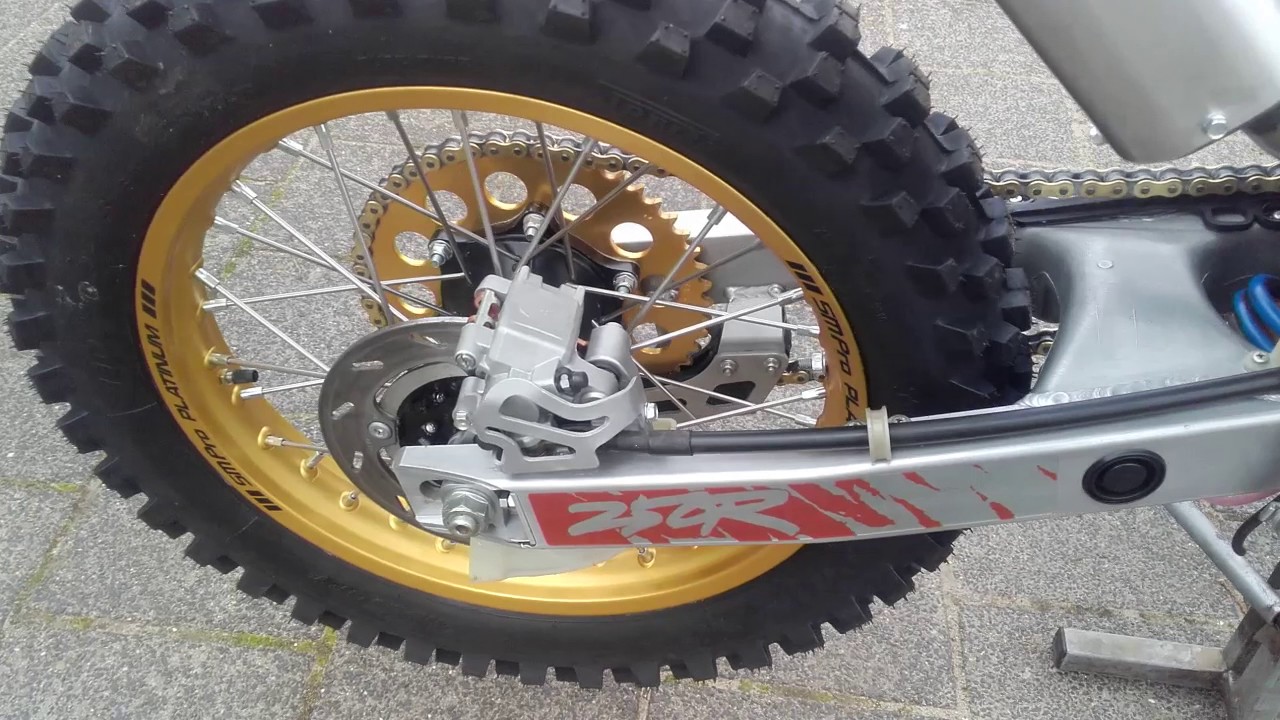 First run Honda CR250 1991 after total rebuild