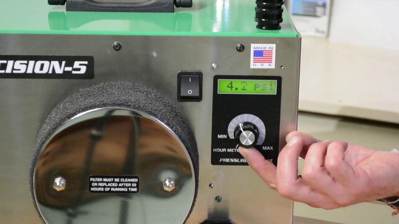 Adjusting the Air Pressure on Your PRECISION 5 HVLP Spray System