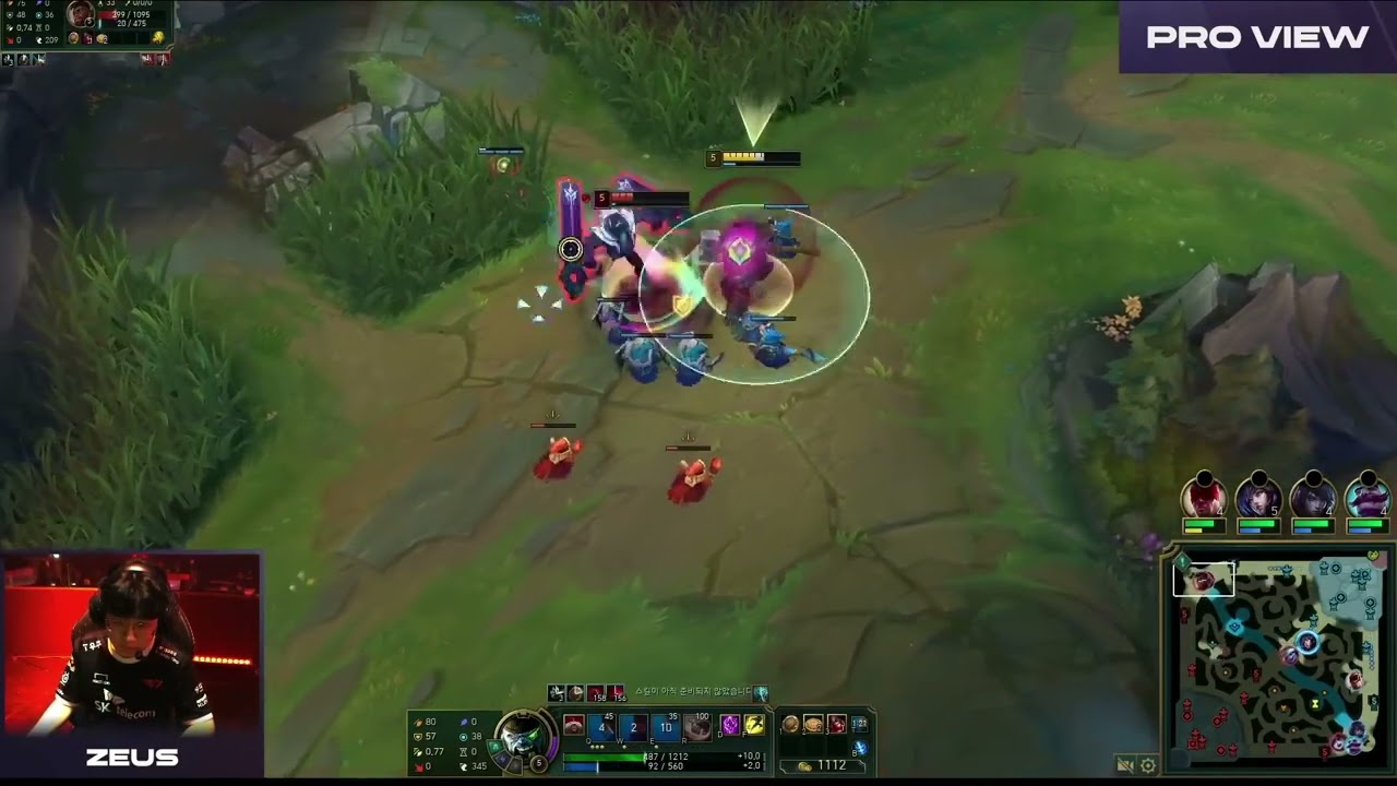 T1 Zeus Sion Solo kills Doran Pro View | T1 vs GenG | LCK Spring Finals 2023