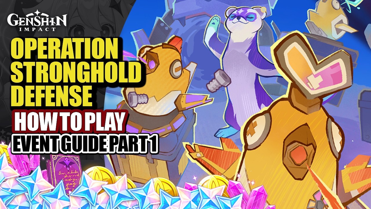 How To Play Operation Stronghold Defense Event Guide Day 1 | Perfect Score | Genshin Impact Luna V