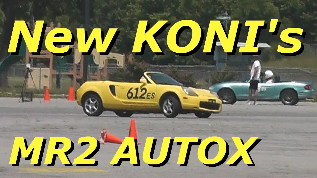 Koni Yellow Shock Insert Testing at VMSC AutoX Event