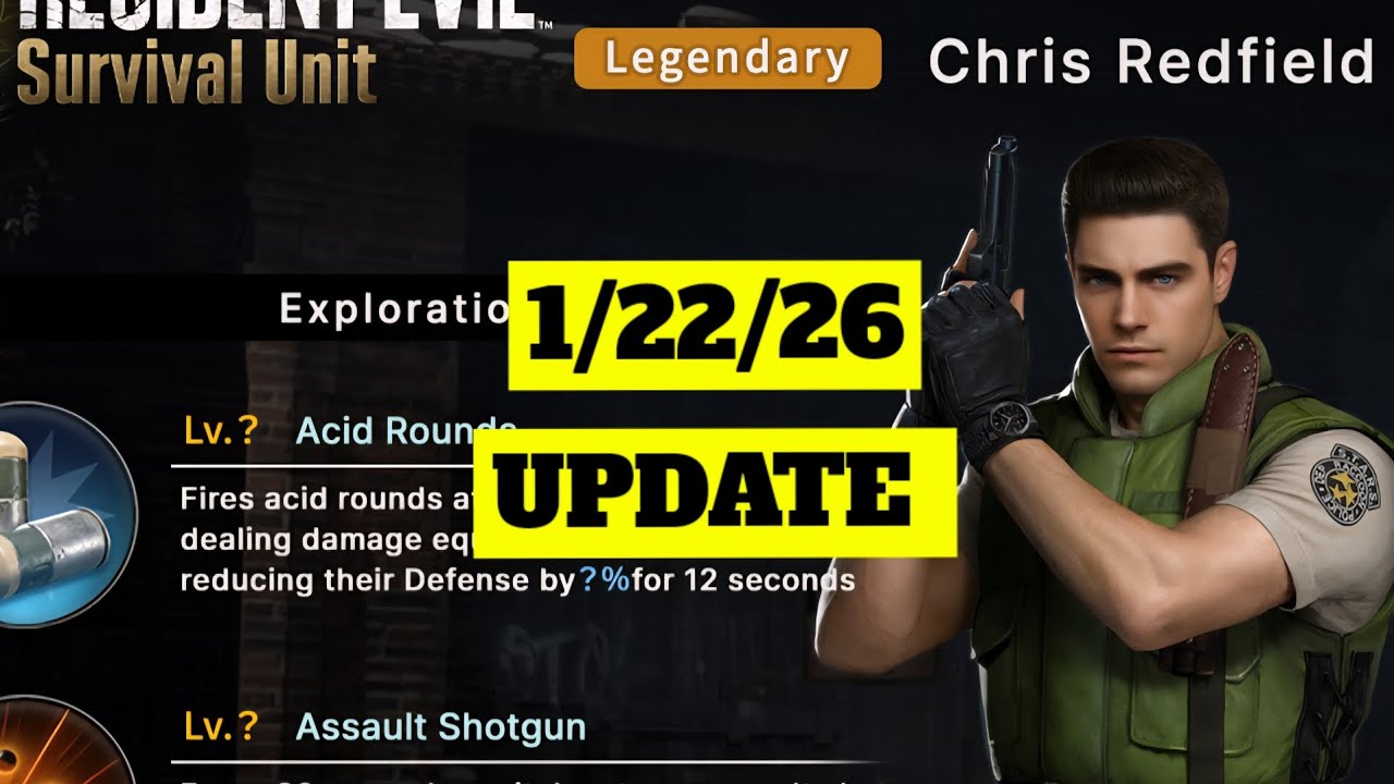 MAJOR UPDATE IS ON IT'S WAY In Resident Evil Survival Unit 