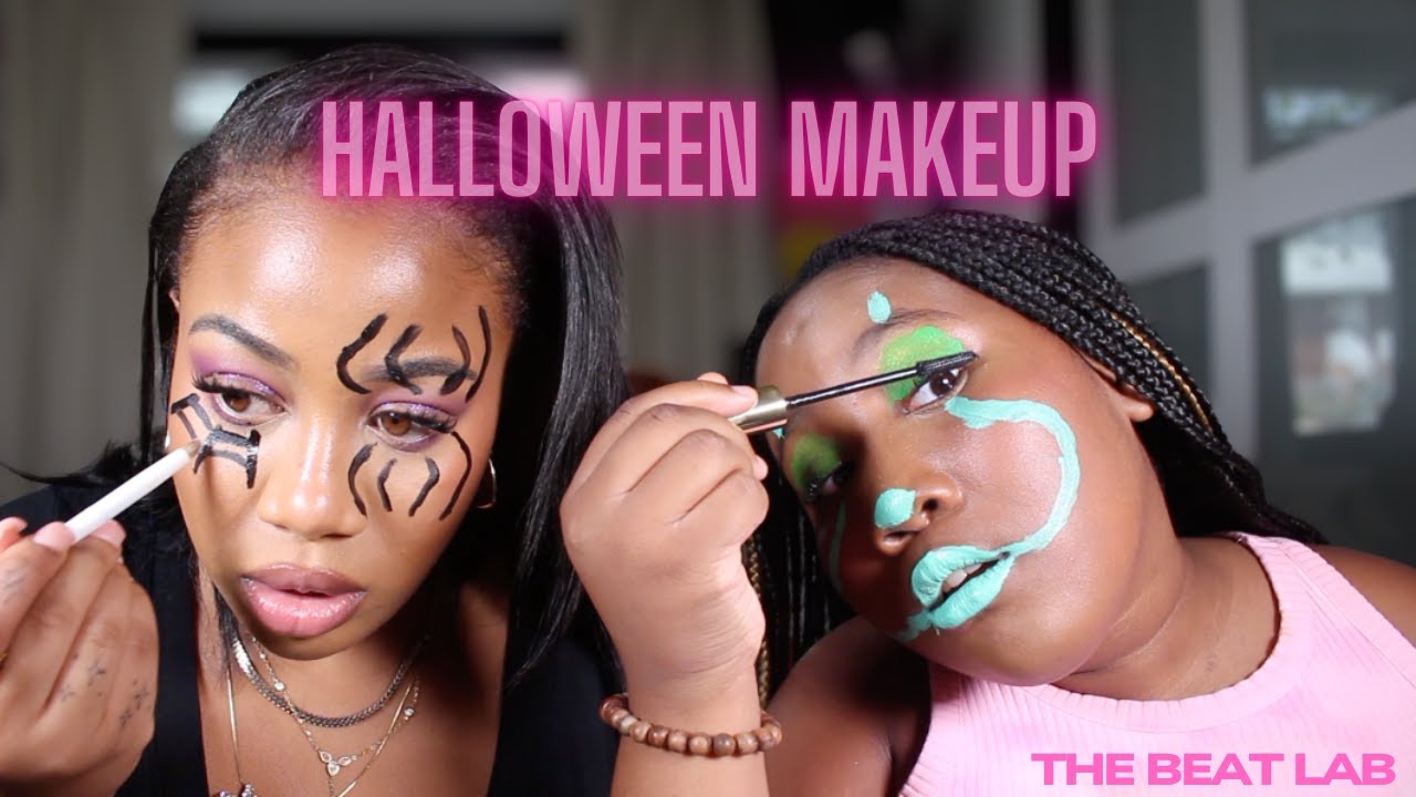 Doing Our Halloween Makeup  | The Beat Lab