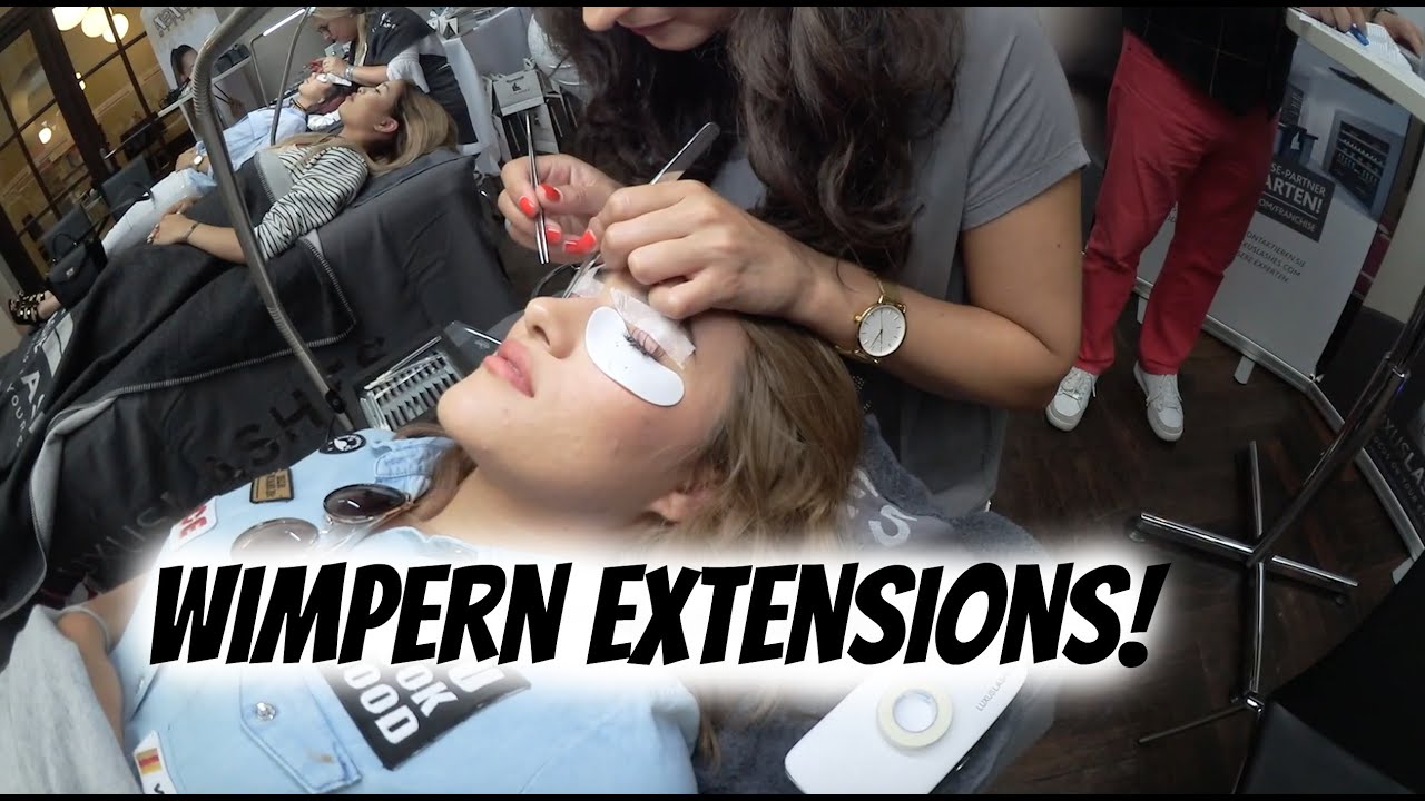 WIMPERN EXTENSIONS! | AnKat
