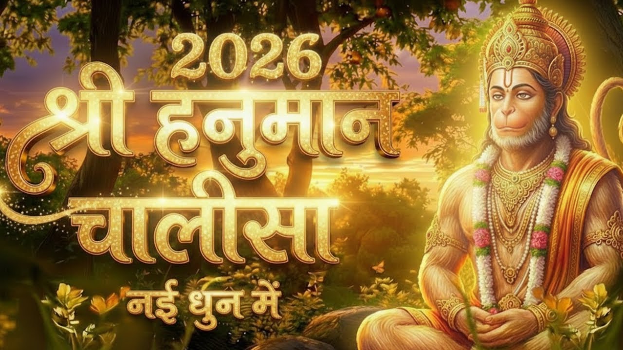 HANUMAN CHALISA - Healing Version 🕉️ | हनुमान चालीसा | Calming Devotional Prayer | New Tune