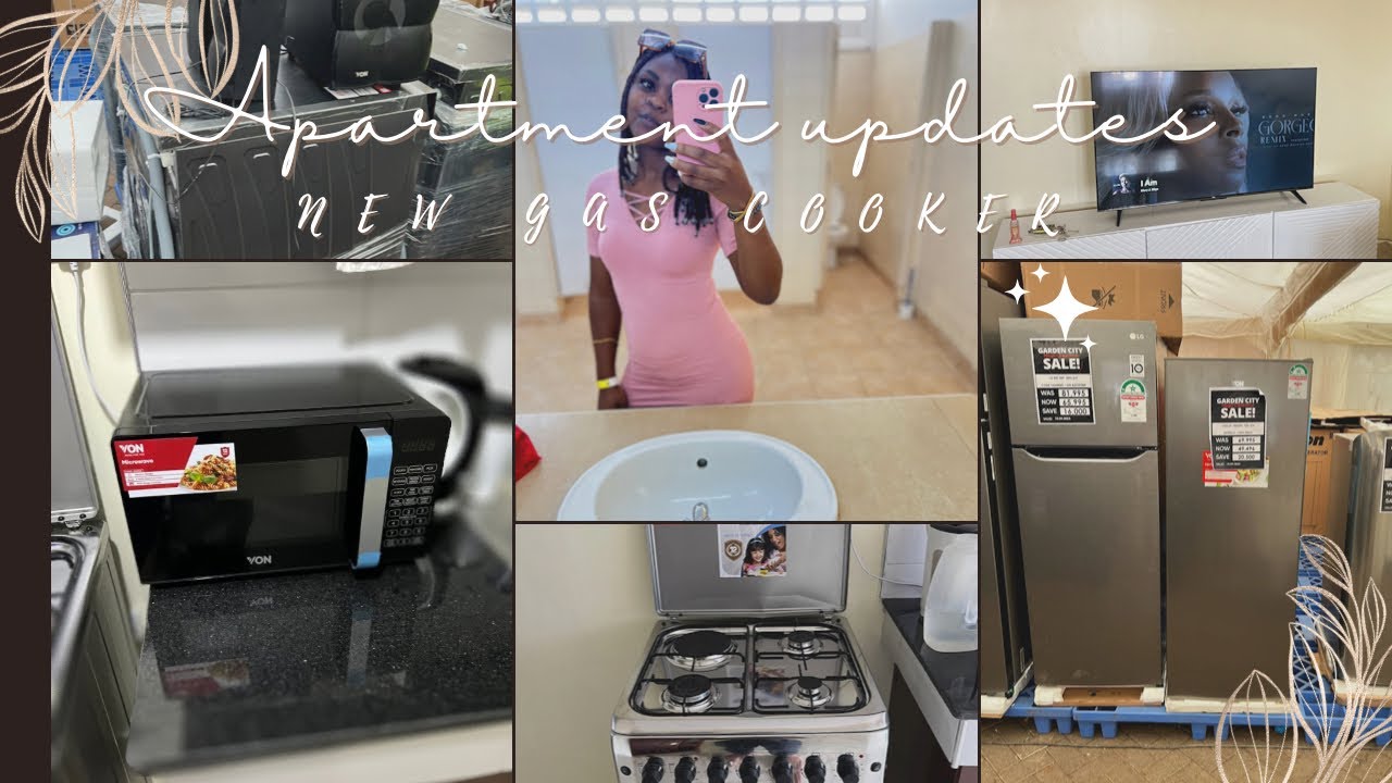 HOUSE UPDATE EP 3 / finally bought gas cooker, microwave and tv/ big purchase