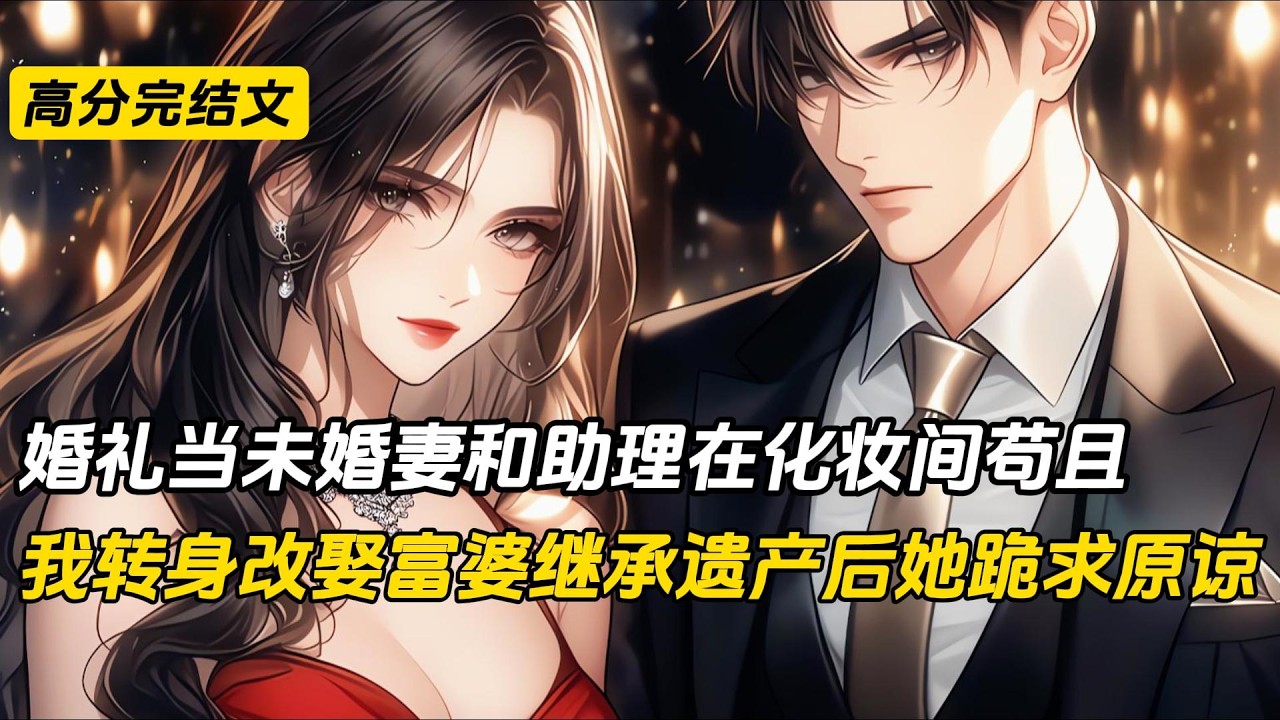 婚礼当天曝光未婚妻和助理丑事，未婚妻报复害我破产。我改娶富婆，一年后富婆病逝。未婚妻带人上门嘲笑，逼我当地下情人。取遗物时未婚妻和助理抢戒指，北城行长送两千五百万现金护我身后#完结文