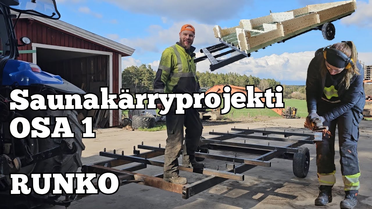 Saunakärryprojekti OSA 1 - RUNKO