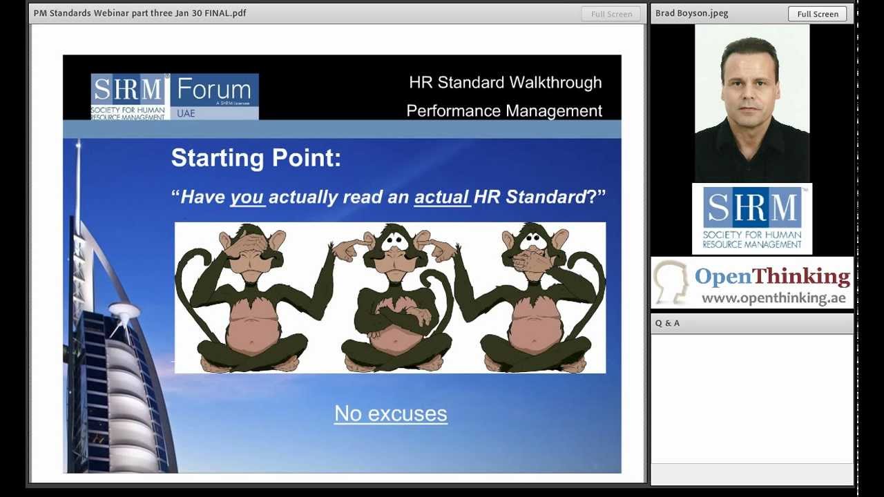 HR Standards - Part3 (Performance Management)
