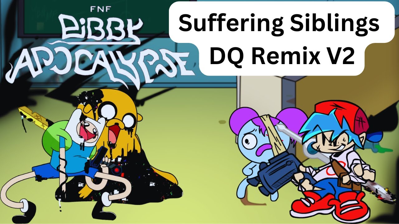 Suffering Siblings DQ Remix V2 | FNF Pibby Apocalypse