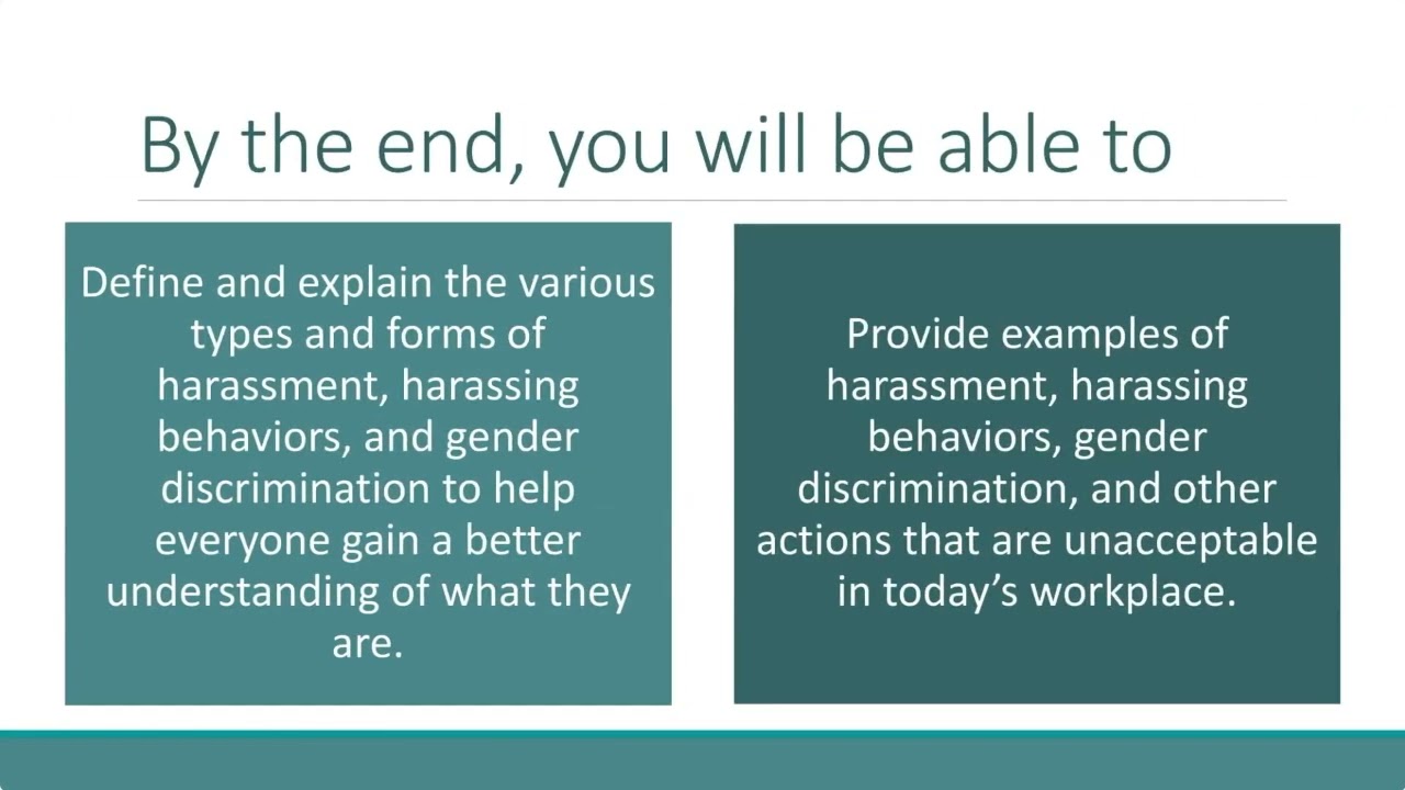 TEMPLATE-2023 Harassment Prevention Training