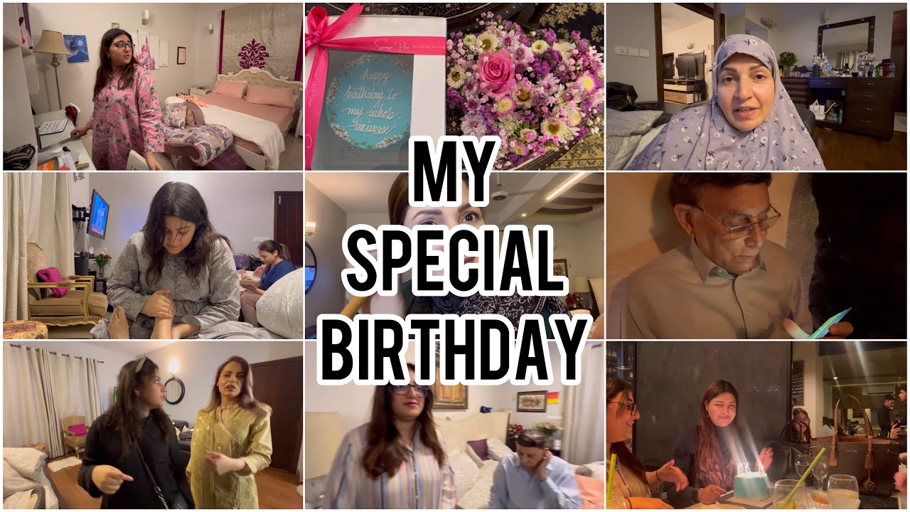 MY BIRTHDAY CELEBRATIONS  (MAIN DAY).