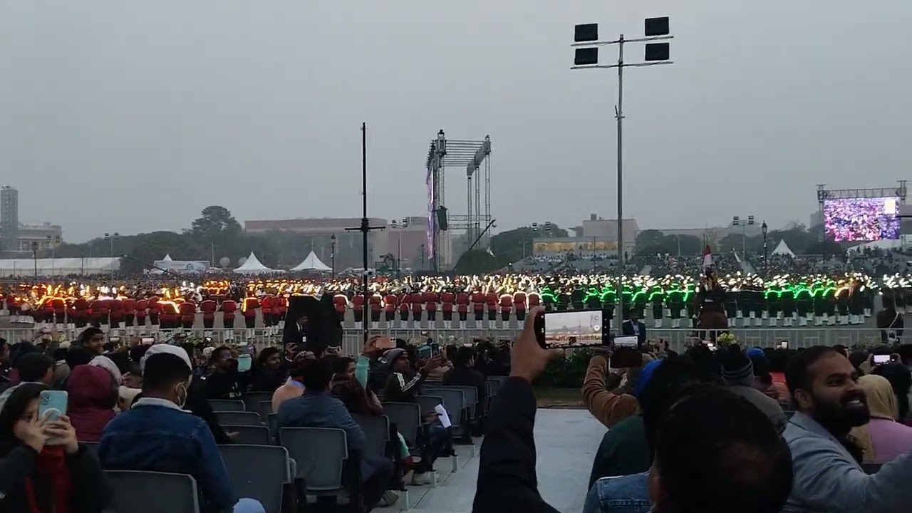 Beating retreat ceremony 1