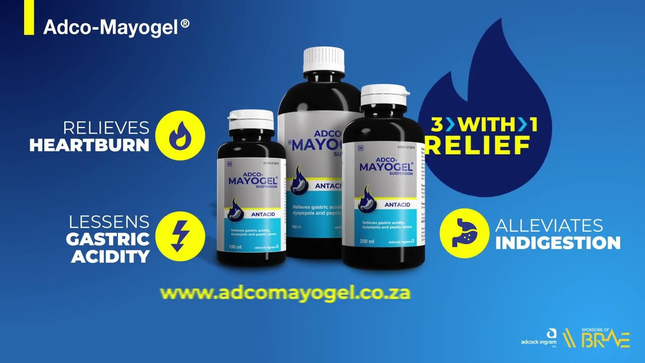 Adco-Mayogel&reg; relieves heartburn, alleviates indigestion, lessens gastric acidity