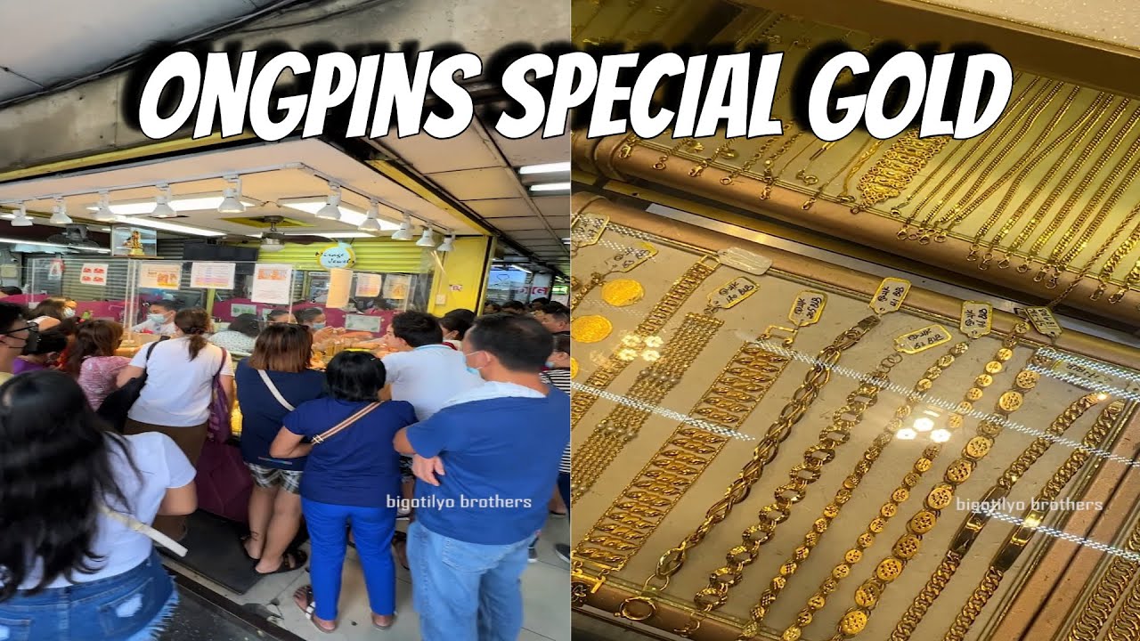 Ginto Dito sa Ongpin Dinudumog Dahil Gawa sa Pure Special Saudi Gold.