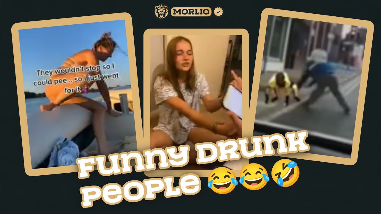 فيديهات مضحكة hilarious compilation of funny drunk  people clips that make you laughter out loud 😂😂