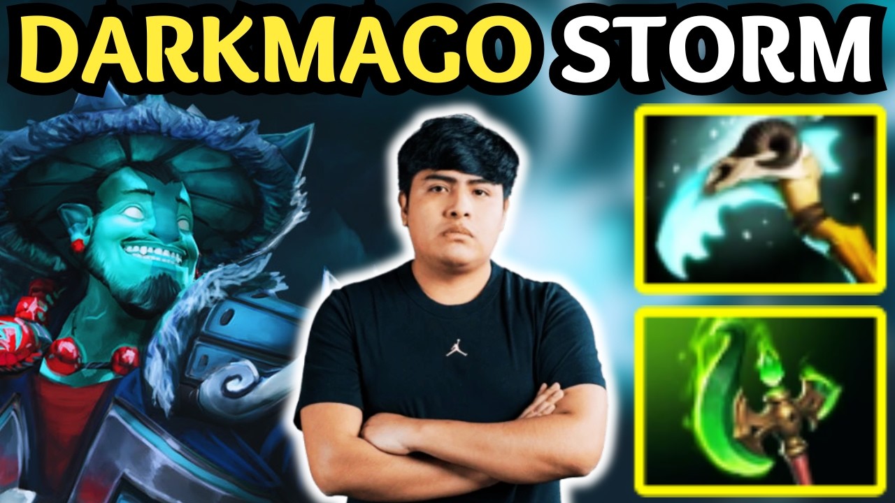 🔥 DarkMago STORM SPIRIT META Mid &mdash; Electric Vortex CONTROL 🔥 Dota 2 Mid