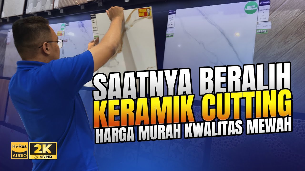 Rekomendasi Keramik Lantai 50x50, Cutting Platinum Rp60.000/Dus