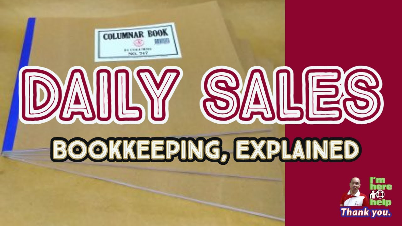 Daily Sales Bookkeeping, Tax Accounting method period change of address BIR registration of business